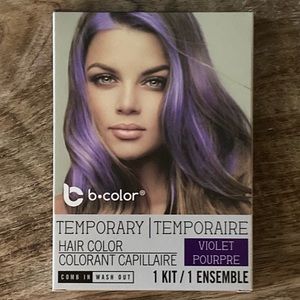 NIB b-color Temporary Hair Color Kit Violet 💜 Comb In Wash Out
